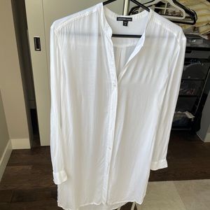 James Perse cover up ( long white shirt )